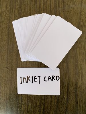 HIGH QUALITY WHITE BLANK PVC INKJET ID PVC CARD 0.76MM/760MIC 0.80MM/800MIC FOR  Epson & Canon inkjet printer from China