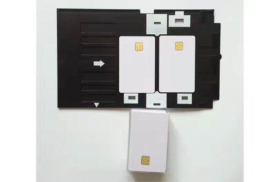 WHITE BLANK RFID THIN THICK PVC INKJET ID & CHIP CARD FM4442 FM4428 SLE5542 FOR  Epson & Canon inkjet printer from China