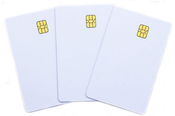 WHITE BLANK PVC INKJET 4428 CHIP ID &   Smart CARD WITH FM4442 FM4428 SLE5542 CHIP   FOR  Epson or Canon inkjet printer