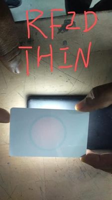 WHITE BLANK RFID THIN THICK PVC INKJET ID & CHIP CARD FM4442 FM4428 SLE5542 FOR  Epson & Canon inkjet printer from China