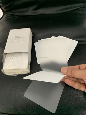 54x86mm ID CARD three 3 layers  laminating pouches with White Inserts lamination pouch film sheets suppliers from China