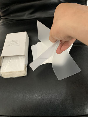 54x86mm 60x92mm 67x98mm 720mic three 3 layers WHITE INSERT laminating pouch film lamination pouches sheets suppliers